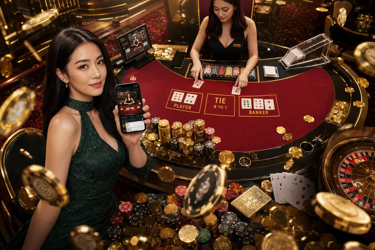 m9aisa Live Casino ကစားကွင်း